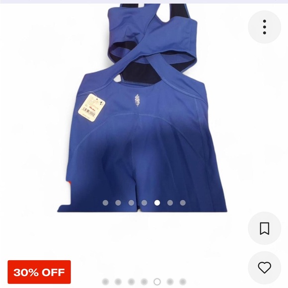Free people Blue Athletic Jumpsuit - Picture 5 of 7